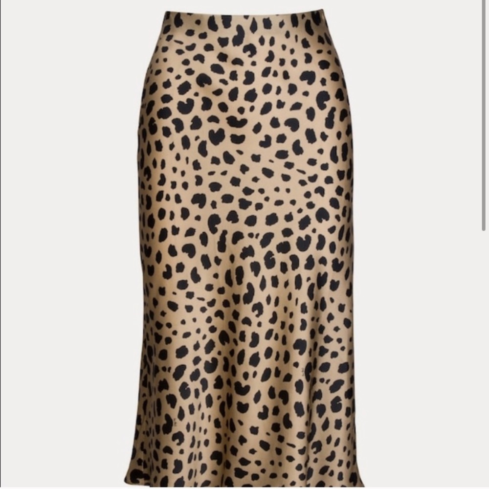 Realisation Par Silk Leopard Skirt…